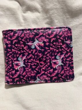 Kids Pink and Purple Character Wallet - Brand Unspecified